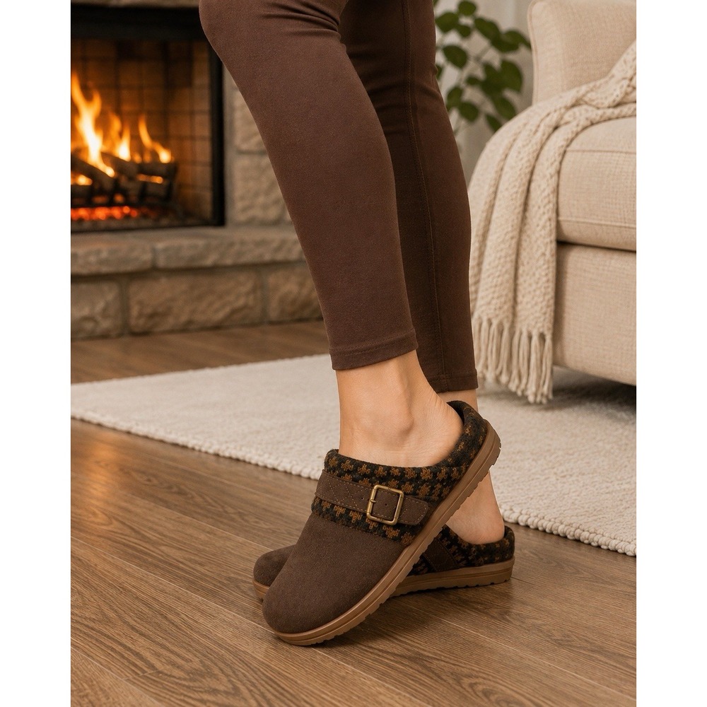 MUK LUKS Women's Memory Foam Clog Slippers Natalie Nancy Sz 11 NWT